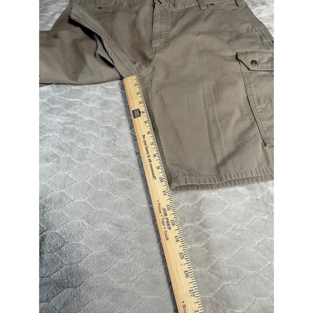 Carhartt Mens B357 DES Relaxed Fit Ripstop Cargo Work Shorts Desert Tan 42 - Picture 5 of 9